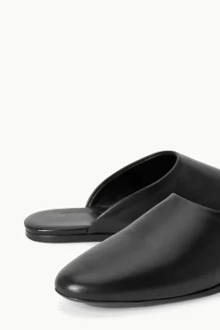Mules & Flats<STAUD ABBY SLIPPER   BLACK