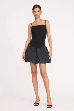 Dresses<STAUD ABLEE DRESS BLACK