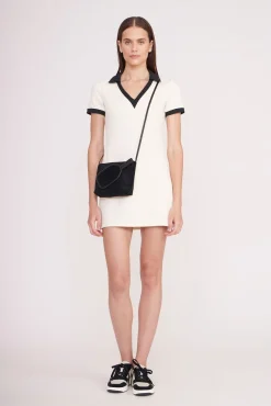 STAUD Court<STAUD ACE CROSSBODY BAG   BLACK