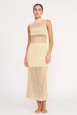 Cover-Ups<STAUD ADAIR DRESS NATURAL