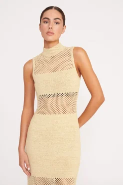 Cover-Ups<STAUD ADAIR DRESS   NATURAL