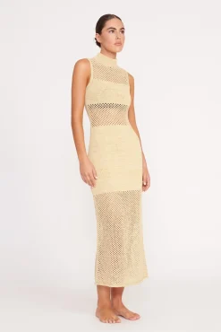 Cover-Ups<STAUD ADAIR DRESS   NATURAL