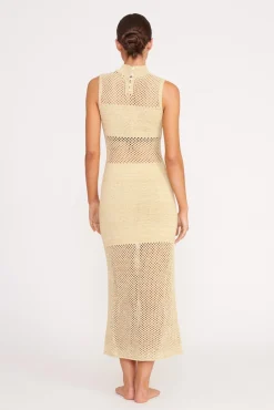 Cover-Ups<STAUD ADAIR DRESS   NATURAL