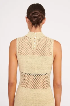 Cover-Ups<STAUD ADAIR DRESS   NATURAL