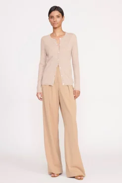 Knits<STAUD ADAN CARDIGAN   BEIGE