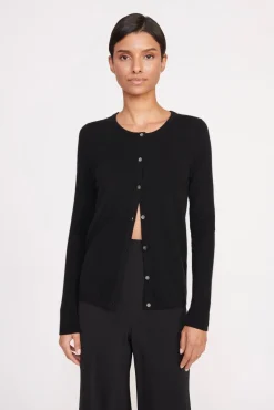 Knits<STAUD ADAN CARDIGAN   BLACK