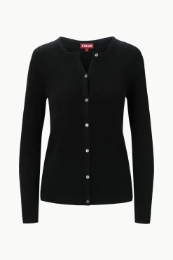 Knits<STAUD ADAN CARDIGAN BLACK