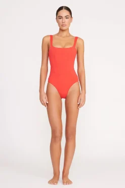 One Pieces<STAUD ADELAIDE ONE PIECE  RED ROSE REDROSE