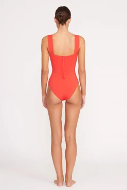 One Pieces<STAUD ADELAIDE ONE PIECE  RED ROSE REDROSE