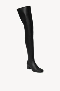 Boots<STAUD AIMEE BOOT VEGAN LEATHER BLACK