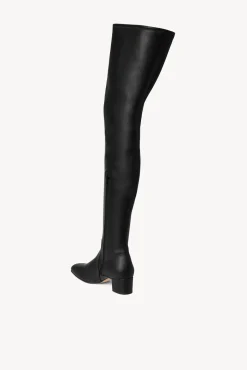 Boots<STAUD AIMEE BOOT VEGAN LEATHER BLACK