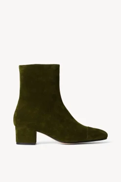 Boots|The Boot Shop<STAUD AIMEE SHORT BOOT OLIVE SUEDE OLIVESUEDE