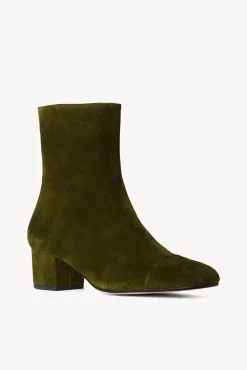 Boots|The Boot Shop<STAUD AIMEE SHORT BOOT OLIVE SUEDE OLIVESUEDE