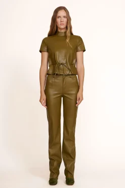 Boots|The Boot Shop<STAUD AIMEE SHORT BOOT OLIVE SUEDE OLIVESUEDE