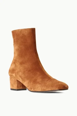Boots|The Boot Shop<STAUD AIMEE SHORT BOOT TAN SUEDE TANSUEDE