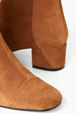 Boots|The Boot Shop<STAUD AIMEE SHORT BOOT TAN SUEDE TANSUEDE