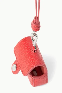 Small Leather Goods|Necklaces<STAUD AIRPOD PRO CASE RED ROSE REDROSE