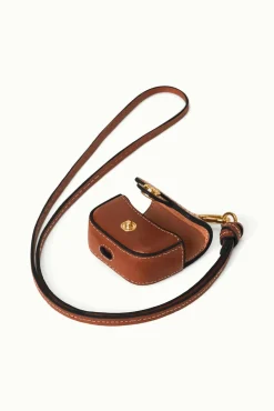 Small Leather Goods|Necklaces<STAUD AIRPOD PRO CASE   Tan