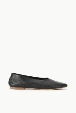 Mules & Flats|The Alba Ballet Flat<STAUD ALBA BALLET FLAT BLACK