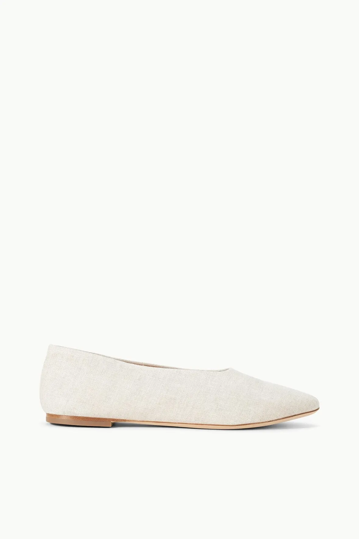 The Alba Ballet Flat|Spring Slides<STAUD ALBA BALLET FLAT NATURAL