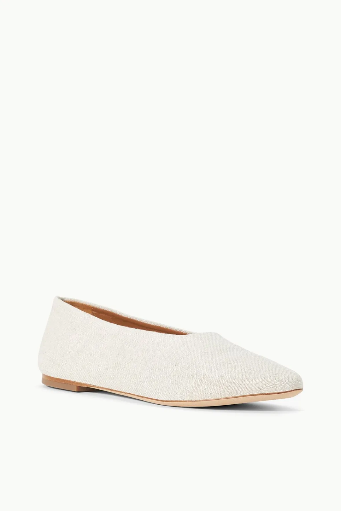 The Alba Ballet Flat|Spring Slides<STAUD ALBA BALLET FLAT NATURAL