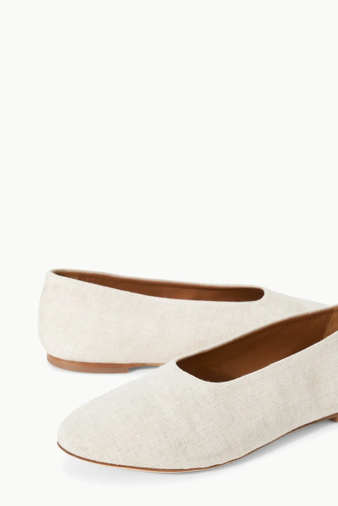 The Alba Ballet Flat|Spring Slides<STAUD ALBA BALLET FLAT NATURAL