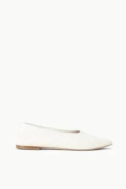 The Evening Edit|Spring Slides<STAUD ALBA BALLET FLAT   PAPER