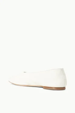 The Evening Edit|Spring Slides<STAUD ALBA BALLET FLAT PAPER