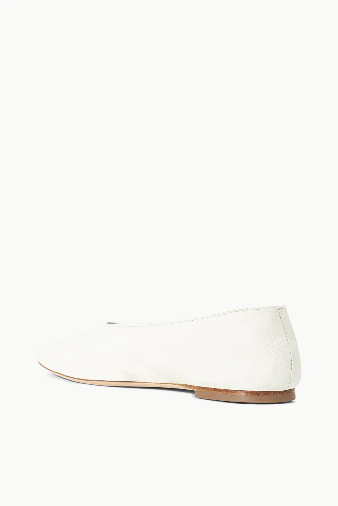 The Evening Edit|Spring Slides<STAUD ALBA BALLET FLAT PAPER