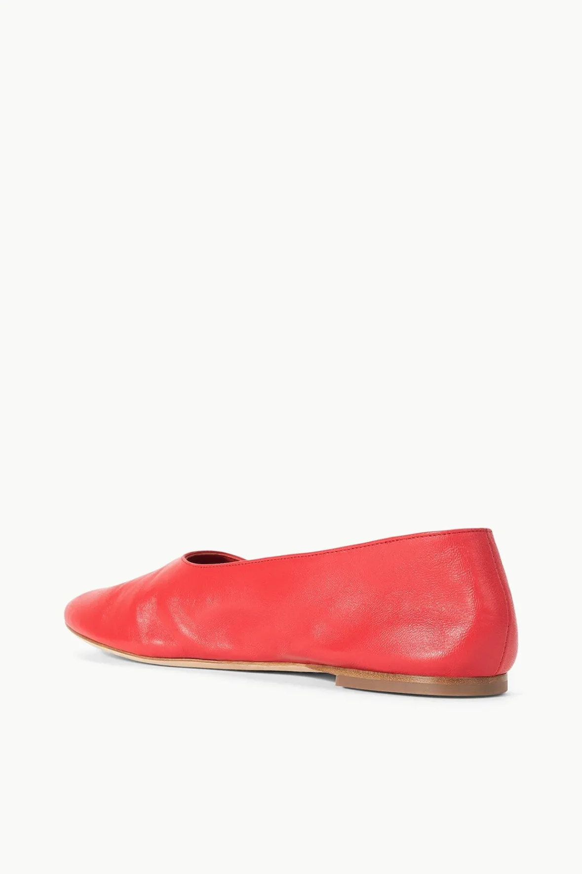 Mules & Flats|Spring Slides<STAUD ALBA BALLET FLAT RED ROSE REDROSE