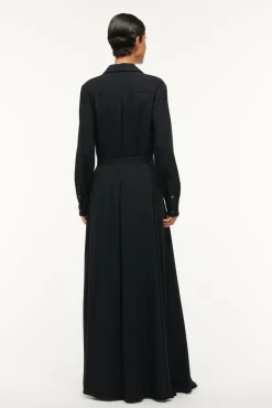 Dresses<STAUD ALESSIO DRESS BLACK