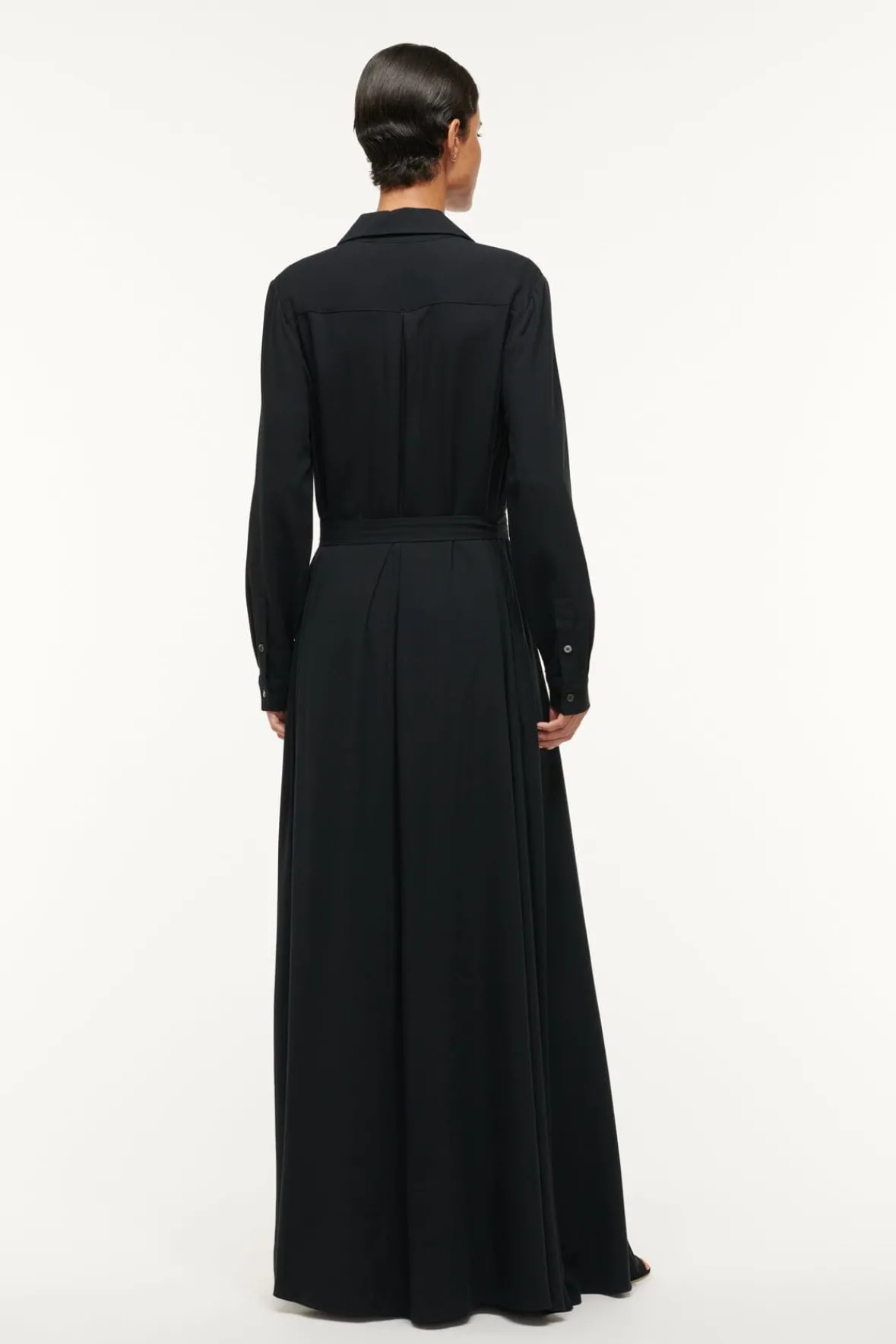 Dresses<STAUD ALESSIO DRESS BLACK