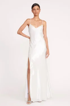 Dresses<STAUD ALEXA DRESS SILVER