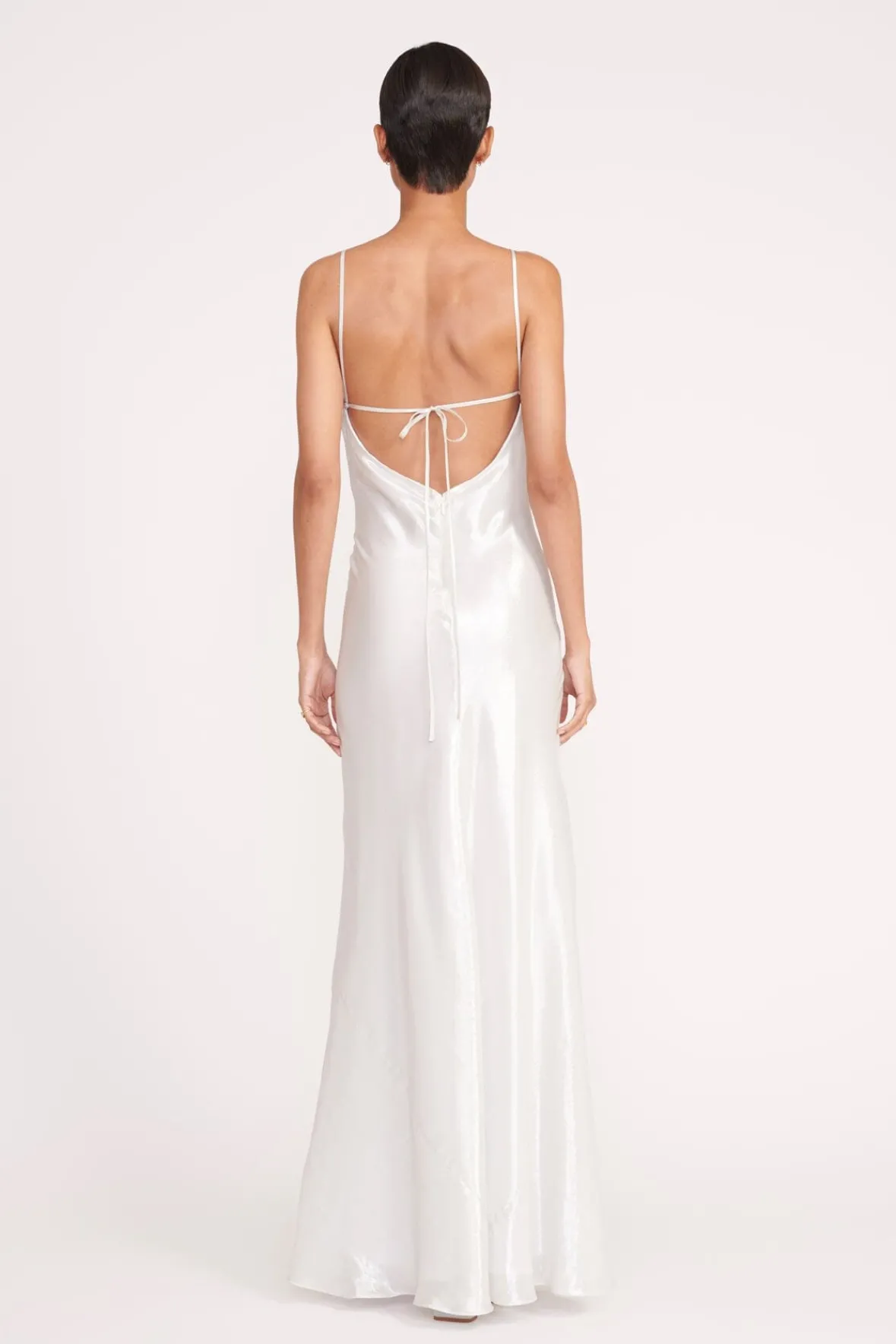 Dresses<STAUD ALEXA DRESS SILVER
