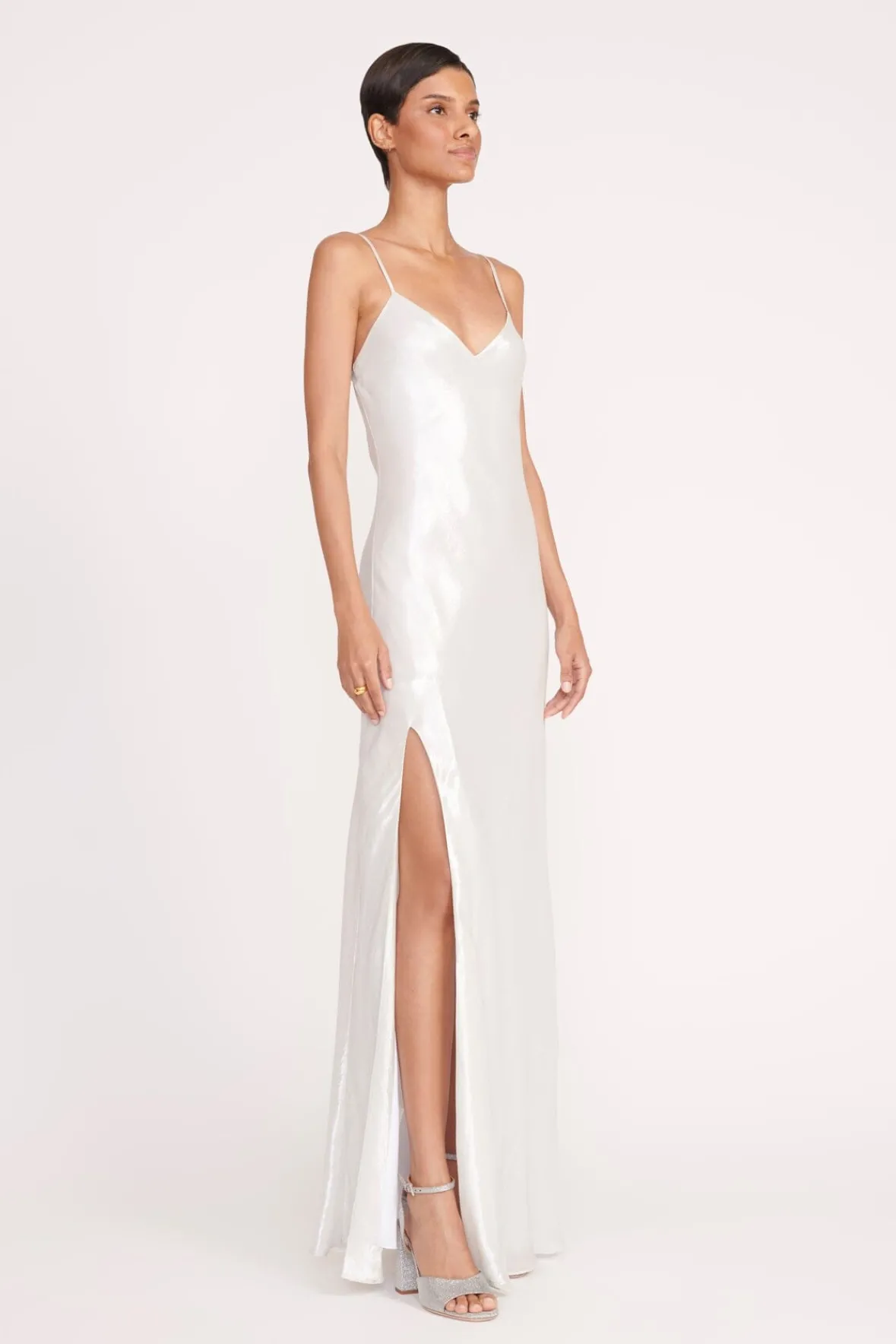 Dresses<STAUD ALEXA DRESS SILVER