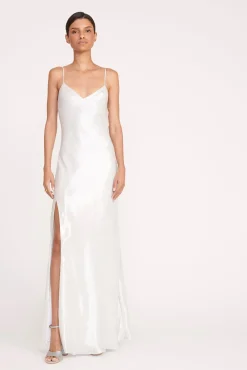Dresses<STAUD ALEXA DRESS SILVER