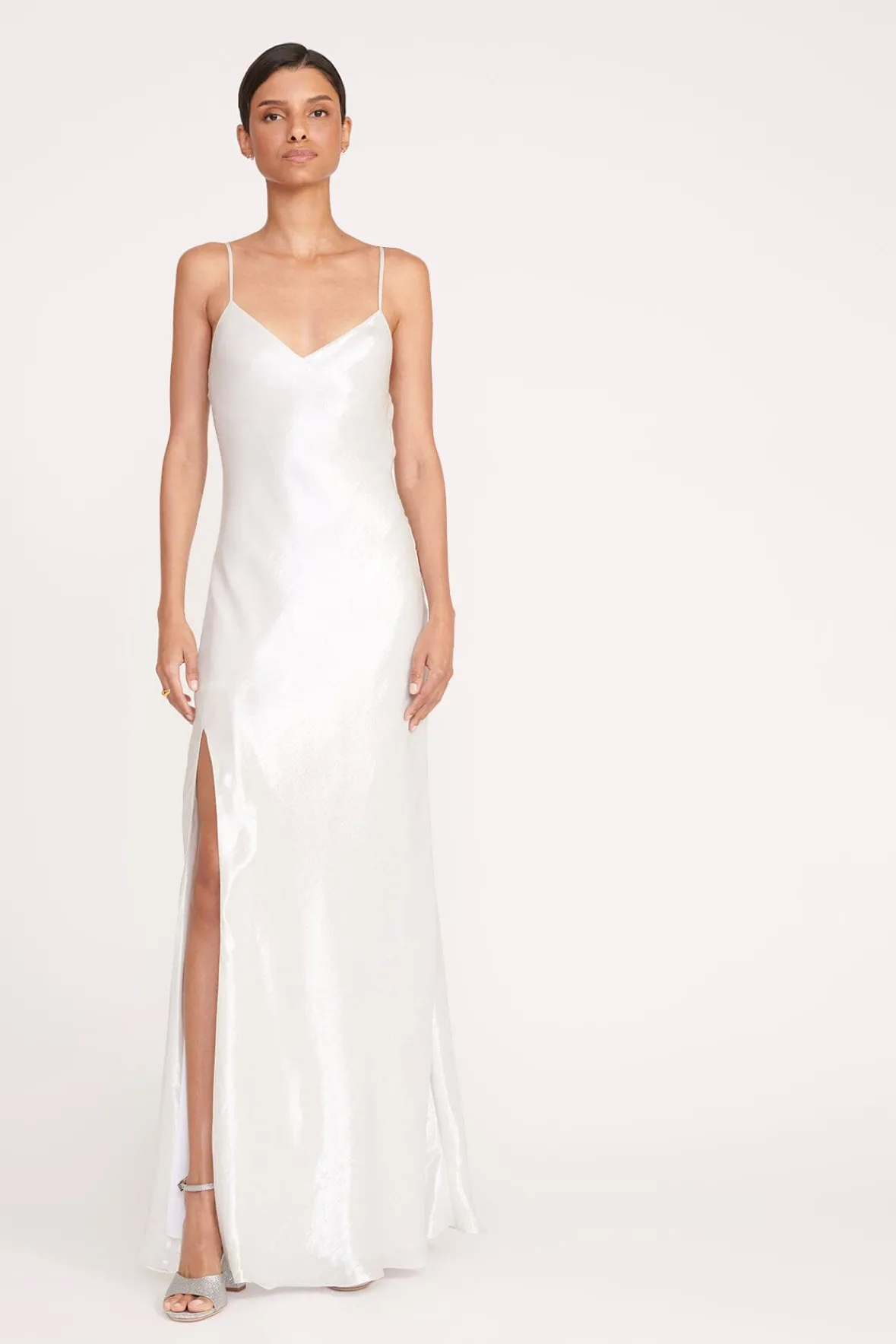 Dresses<STAUD ALEXA DRESS SILVER