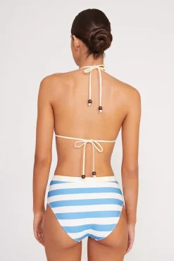 Bikinis<STAUD ALEXIS TRIANGLE TOP  BUTTERCUP SEASHORE STRIPE BUTTERCUPSEASHORESTRIPE