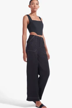 Tops<STAUD ALICE TOP   BLACK