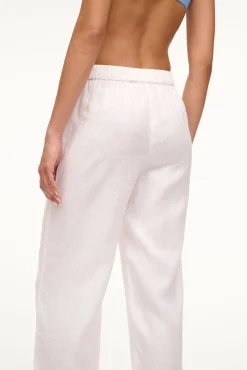 Cover-Ups<STAUD ALIZE PANT   WHITE