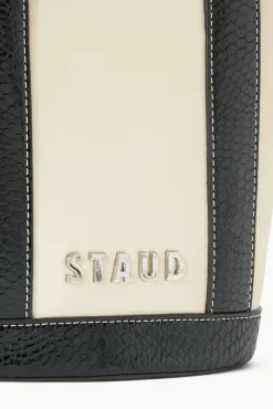 Allora|Totes<STAUD ALLORA MICRO TOTE  CREAM BLACK