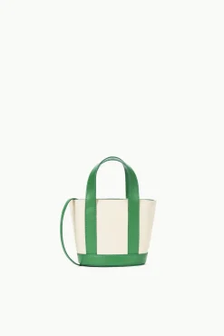 Allora|Totes<STAUD ALLORA MICRO TOTE  CREAM LEAF CREAMLEAF