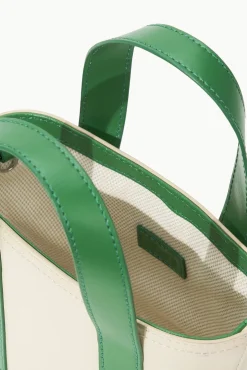 Allora|Totes<STAUD ALLORA MICRO TOTE CREAM LEAF CREAMLEAF