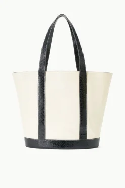 Allora|Totes<STAUD ALLORA TOTE  CREAM BLACK