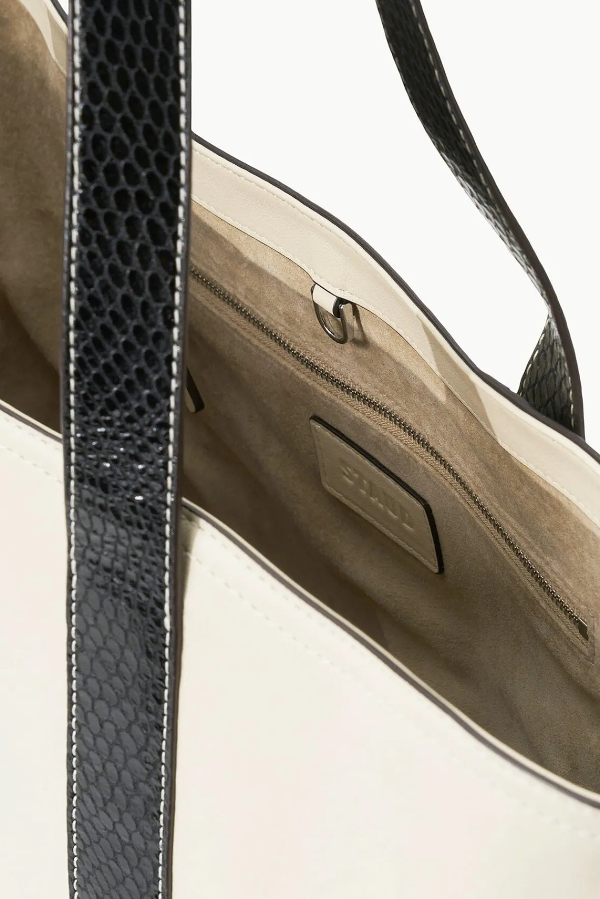 Allora|Totes<STAUD ALLORA TOTE CREAM BLACK