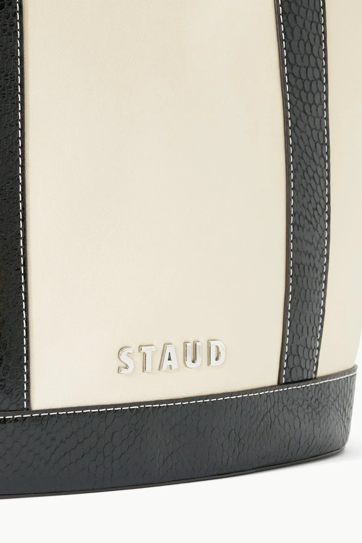 Allora|Totes<STAUD ALLORA TOTE CREAM BLACK
