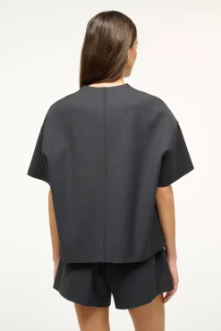 Tops<STAUD AMIGONI TOP   BLACK