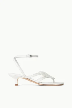 Heels<STAUD AMOUR KITTEN HEEL PAPER