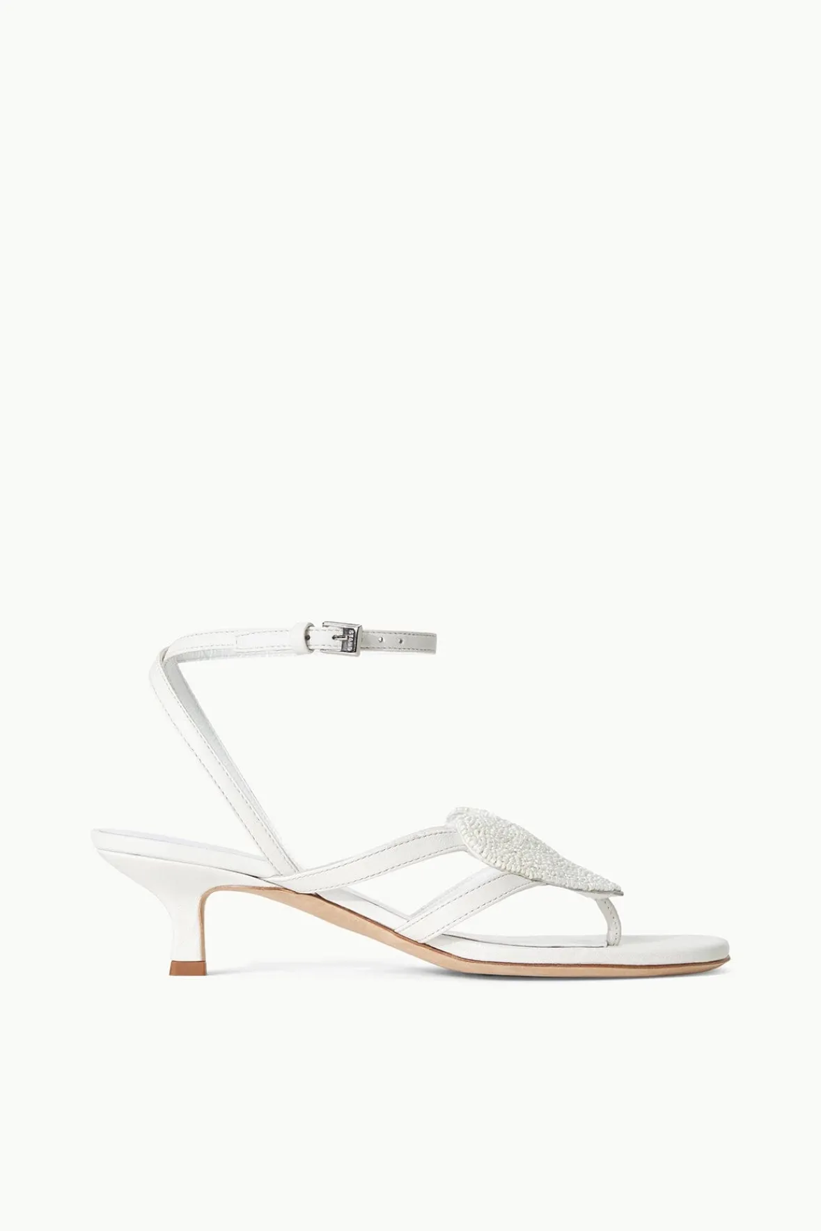 Heels<STAUD AMOUR KITTEN HEEL PAPER