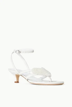 Heels<STAUD AMOUR KITTEN HEEL PAPER